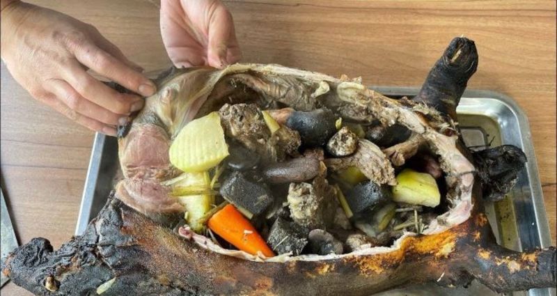Món thịt nướng Boodog hấp dẫn ở thảo nguyên Mông Cổ 