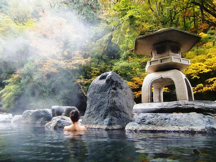 Trải nghiệm tắm Onsen