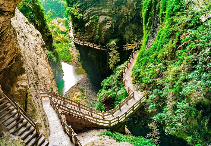 Tour Trung Quốc: Đà Nẵng - Hà Nội - Trùng Khánh - Vũ Long 5 Ngày, Bay West Air + KS 4*