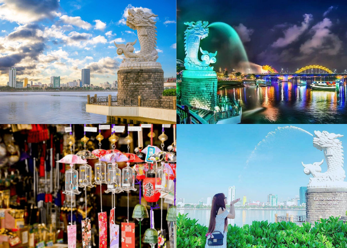 tượng cá chép hóa rồng tour đà nẵng hội an