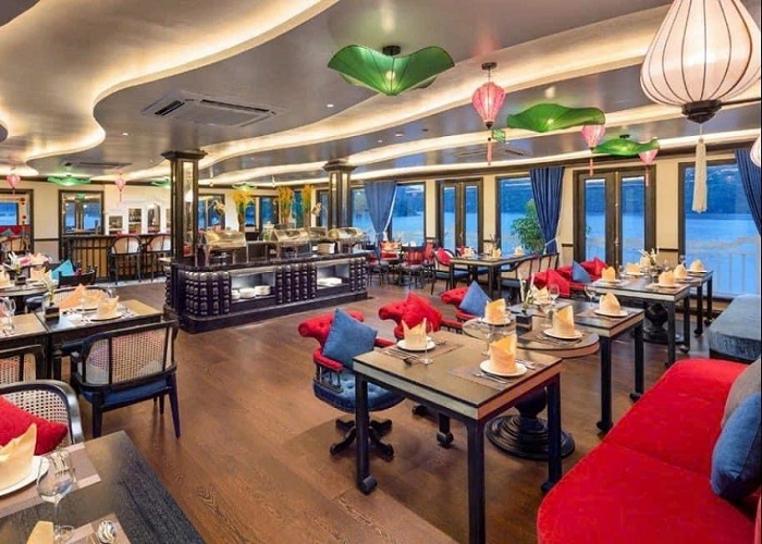 Tour du thuyền 5* Verdure Lotus Luxury 2N1Đ ngủ đêm trên Vịnh Hạ Long