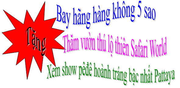 Chương trình du lịch Thái Lan dịp đặc biệt chuong trinh du lich thai lan dac biet