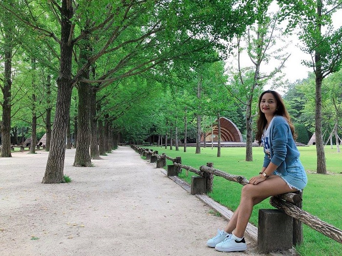 Du khách tham quan đảo Nami