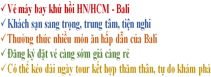 Tour Bali Free and Easy