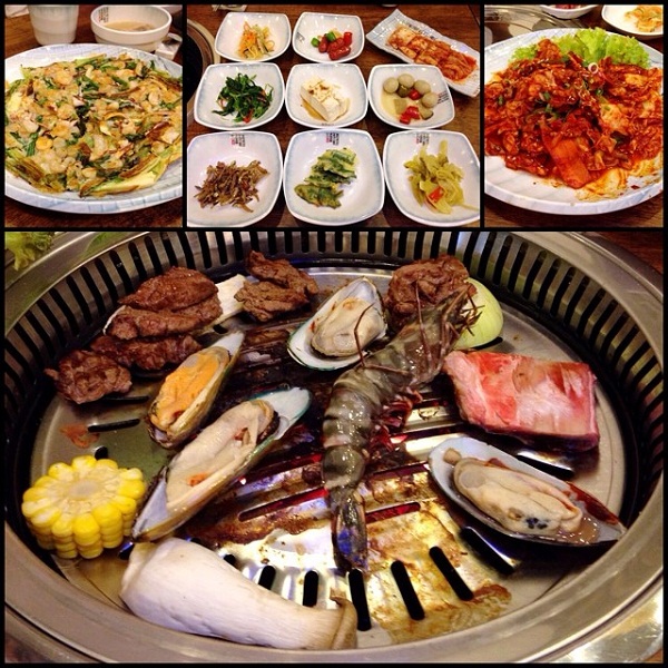 Khu ẩm thực ở Myeongdong