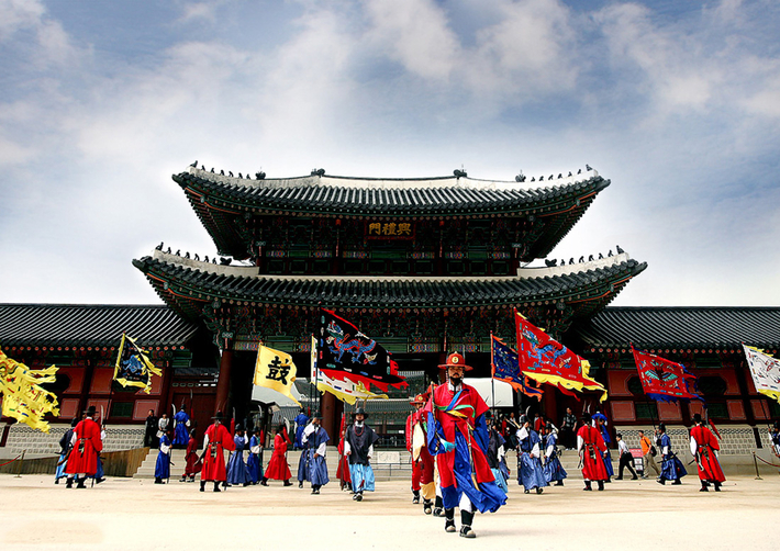 Cung điện Gyeongbuk với kiến trúc độc đáo 