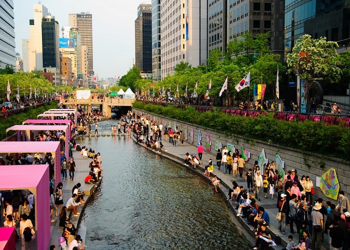 Suối Cheonggye Suối Cheonggye