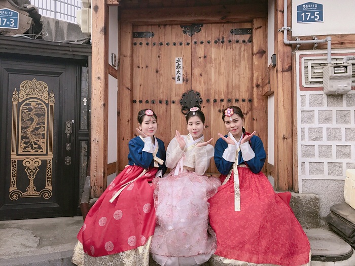 Trải nghiệm mặc Hanbok