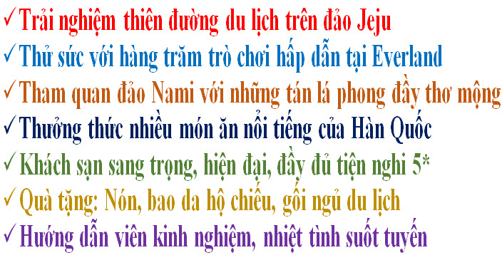 note hot tour hàn quốc 6 ngày từ hcm note hot tour hàn quốc 6 ngày từ hcm