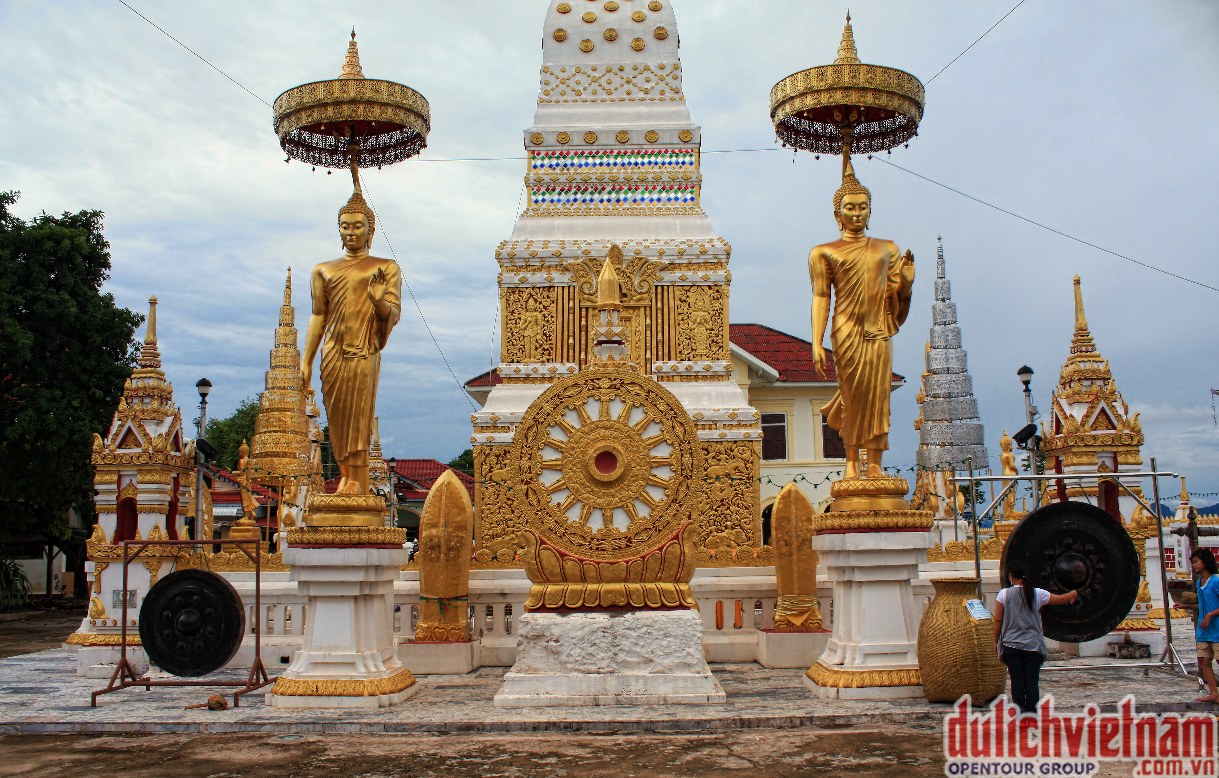 Chùa Xayyaphum - nơi nổi tiếng linh thiêng và là trung tâm văn hóa tâm linh vùng trung Lào. 