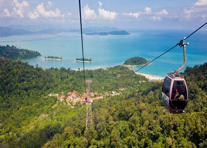 Trải nghiệm ngồi cáp treo Langkawi