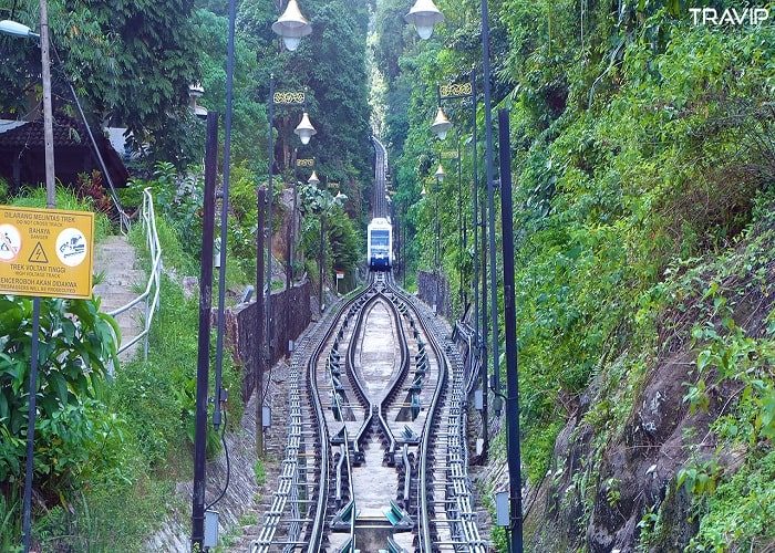 Trải nghiệm tàu nghiêng lên đỉnh Penang