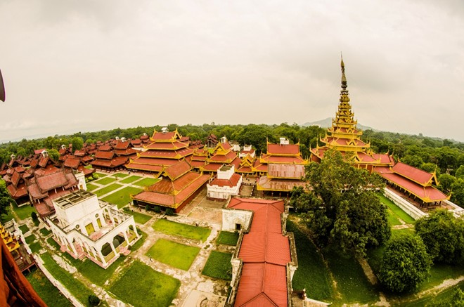 cung điện hoàng gia mandalay