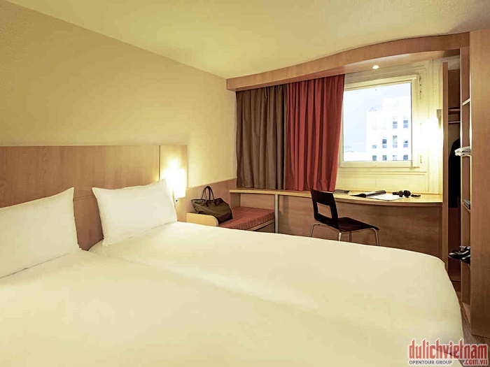 Phòng ngủ khách sạn ibis paris porte d'orleans