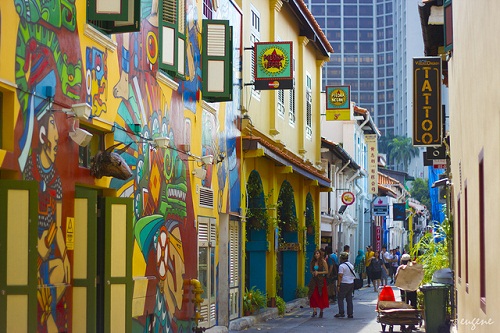 Phố thời trang Haji Lane 