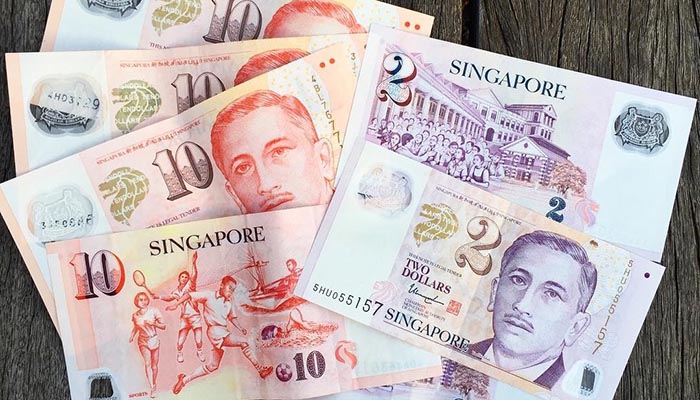 Tiền Dollars Singapore