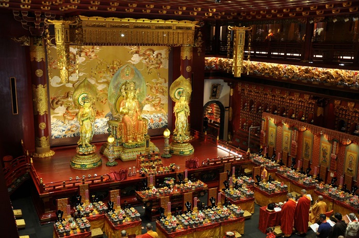 Ấn tượng chùa Răng Phật ở Singapore