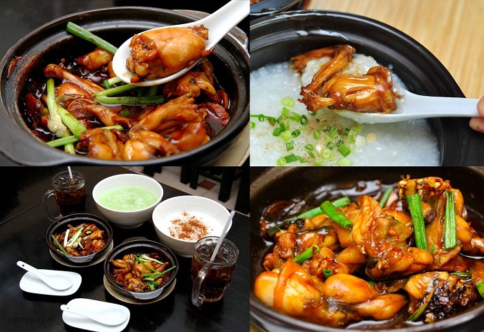 Cháo ếch Singapore ngon nức tiếng Cháo ếch Singapore ngon nức tiếng