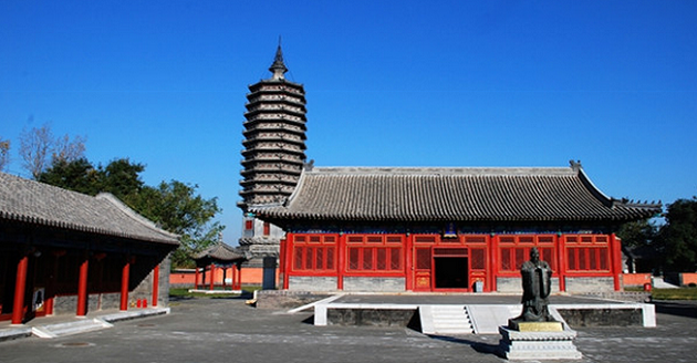 Ngọn tháp gạch giữa khu phố cổ Hutongs Ngọn tháp gạch giữa khu phố cổ Hutongs