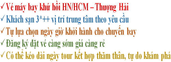 Khuyen mai du lich Thuong Hai