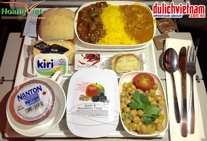 Bữa ăn nhẹ trên Emirates Airline