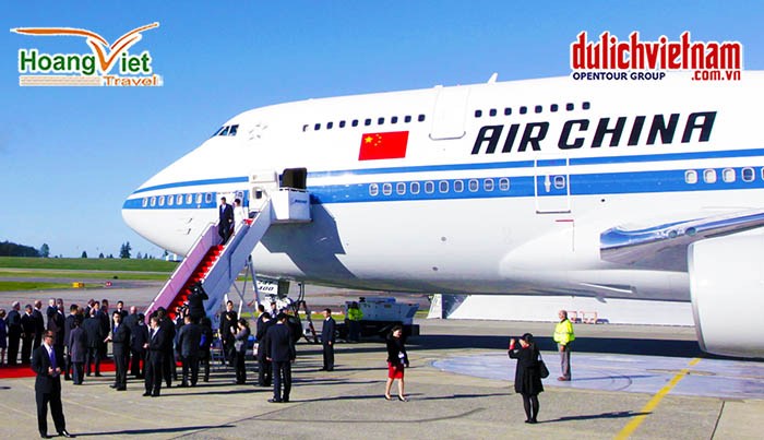 Chuyên cơ Air China được sử dụng để chở các nguyên thủ.