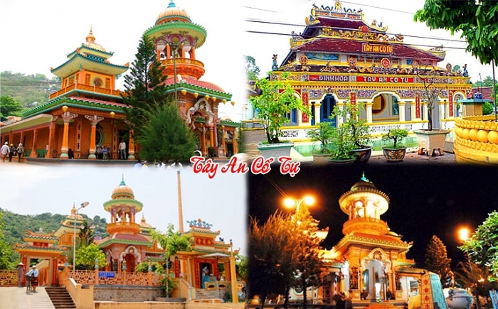 Chùa Tây An Cổ Tự theo phong cách Ấn Độ ở miền Tây