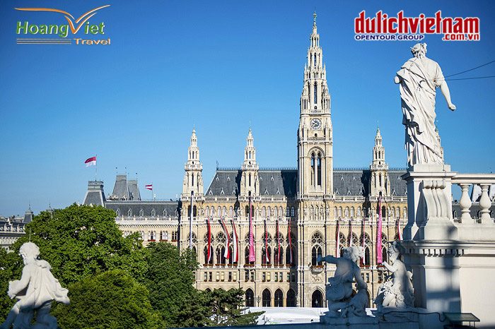 City Hall ở Vienna (Rathaus) 
