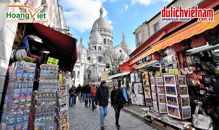 Khu phố cổ Montmarte Khu phố cổ Montmarte