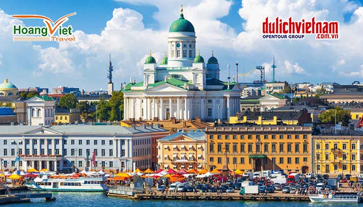Một góc thành phố Helsinki - Phần Lan