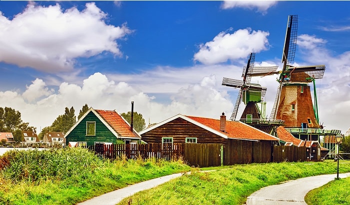 Khu đồng quê Zaanse Schans Khu-đồng-quên-Zaanse-Schans