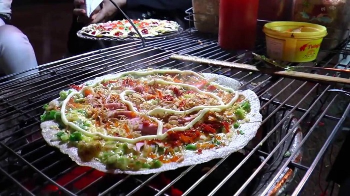 Ngất ngây bánh tráng nướng Đà Lạt 