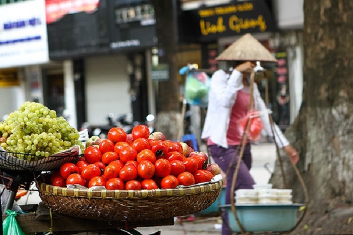 Gánh hàng rong mang nét đẹp mộc mạc gắn liền với tuổi thơ bao người