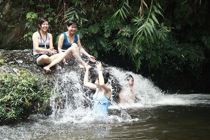 Tha hồ vùng vẫy trong làn nước xanh mát