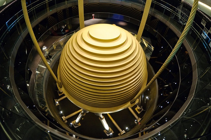 Tòa tháp Taipei 101 - quả cầu có vai trò giữ cân bằng cho tòa nhà