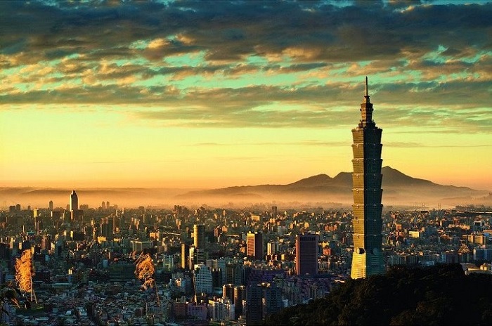 Tòa tháp Taipei 101 - là niềm tự hào của người Đài Loan