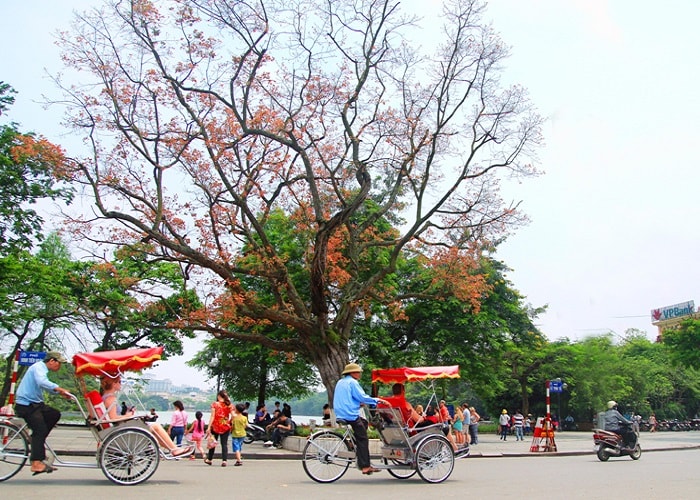 Ngắm nhìn Hà Nội qua những vòng quay xích lô