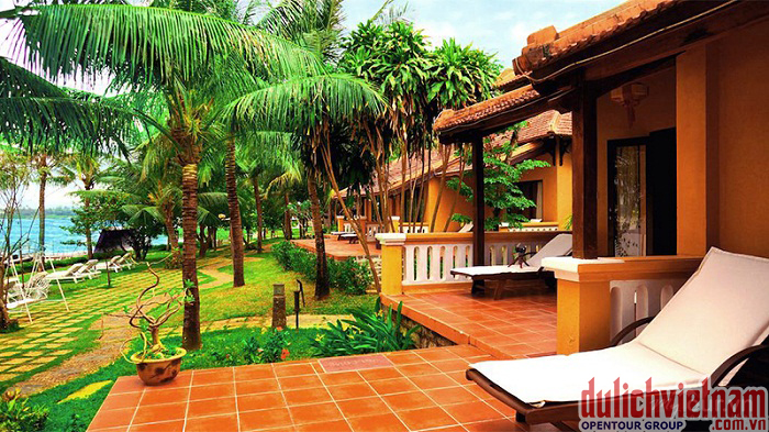 Trước phòng của khu nghỉ dưỡng