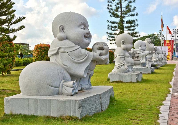 Tour du lịch liên tuyến 3 quốc gia Chùa Di Lạc Maha Vihara Duta