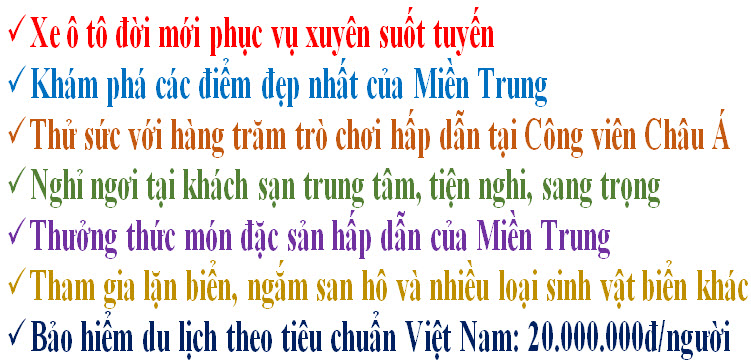 note hot du lịch miền trung 4 ngày từ đà nẵng 2017