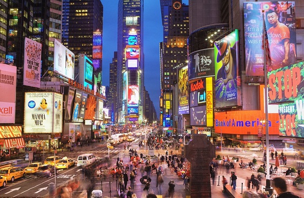 Quảng trường thời đại Time Square - biểu tượng của New York, Mỹ