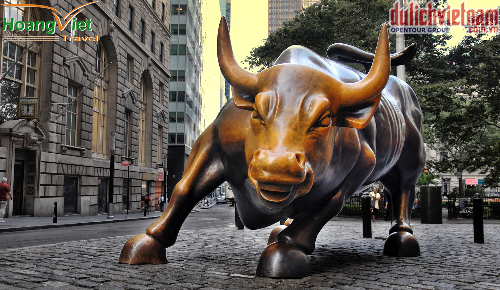 Tượng Charging Bull – tượng con trâu bằng đồng nổi tiếng