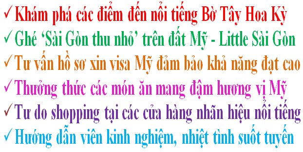 khuyến mãi du lịch mỹ