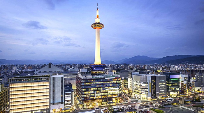 Tháp Kyoto công trình hiện đại, điểm nhấn cho thành phố cổ xưa của xứ sở mặt trời mọc