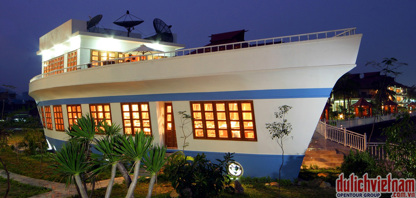 Nhà hàng Ship với thiết hình chiếc thuyền độc đáo, sang trọng