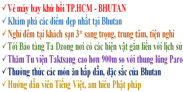 note hot hành hương bhutan