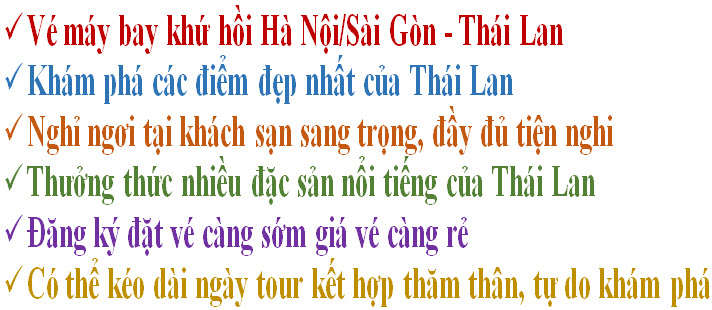 Khuyen mai du lich free and easy Bangkok