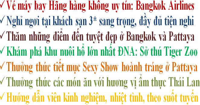 note hot du lịch thái lan 5 ngày từ đà nẵng bay bangkok air