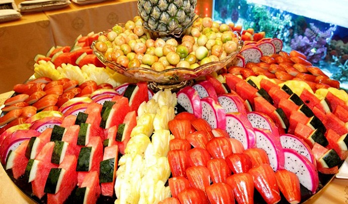 Buffet trái cây tươi ngon dành tặng quý khách