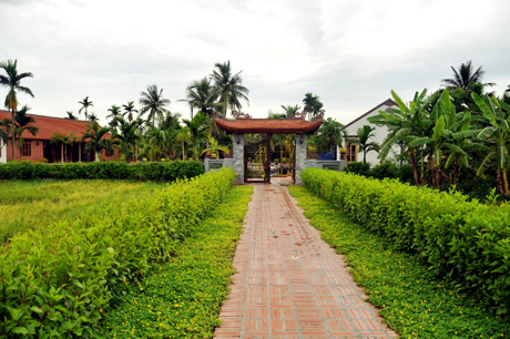 Mô hình nhà Việt trong tour du lịch làng quê Yên Đức (Đông Triều) Mô hình nhà Việt trong tour du lịch làng quê Yên Đức (Đông Triều)
